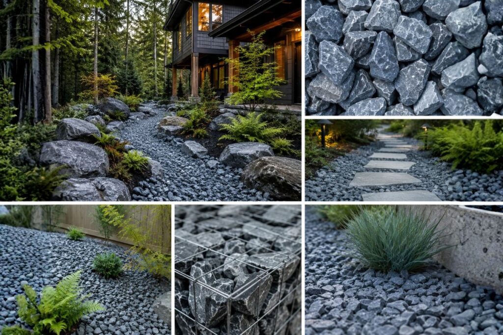 Blue Grey Crushed Rock