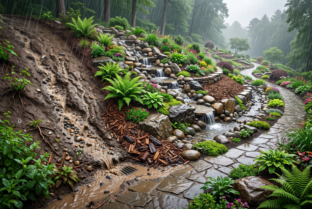 Landscape Rock and Bark Mulch